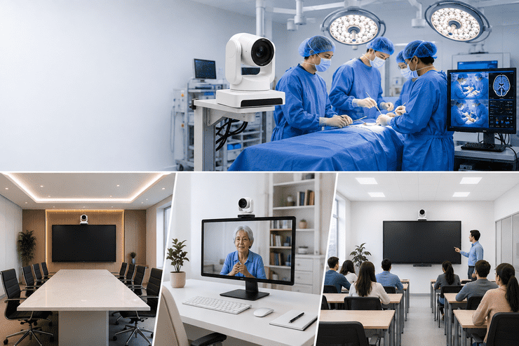 PTZ Cameras in Healthcare: Live Surgery Broadcasting, Telemedicine & Training