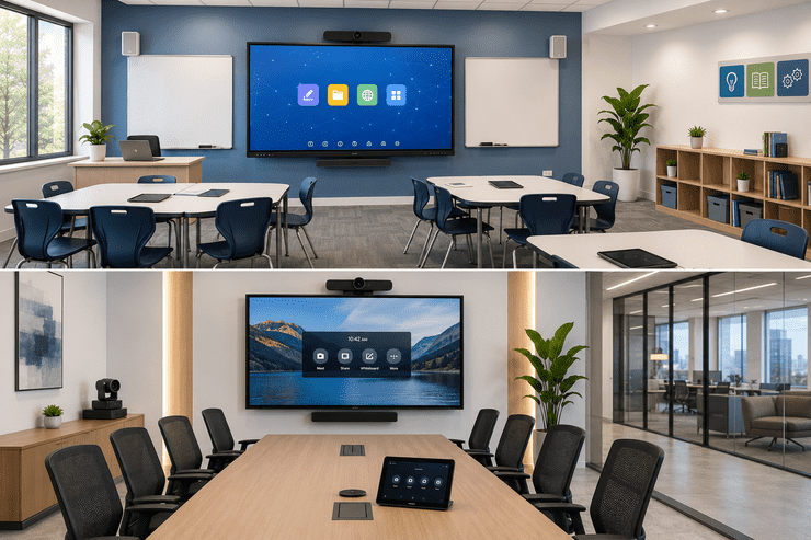 Interactive Panels & Smart Boards: The Modern Classroom and Meeting Room Guide
